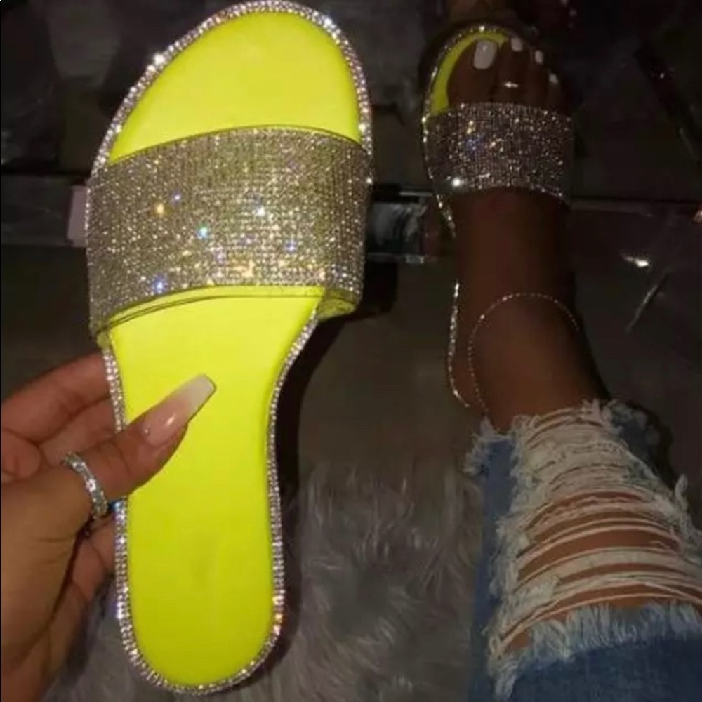 Glitter slides